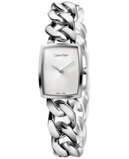 Calvin Klein Womens Swiss Amaze Stainless Steel Link Bracelet Watch