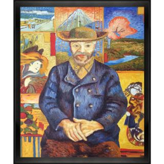 Vincent Van Gogh Portrait of Pere Tanguy Hand Painted Framed Canvas