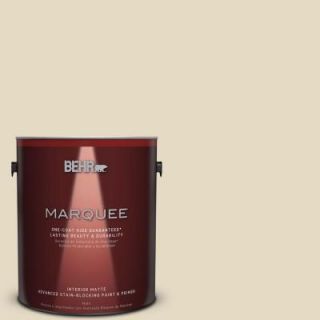 BEHR MARQUEE 1 gal. #MQ2 31 Scribe One Coat Hide Matte Interior Paint 145001