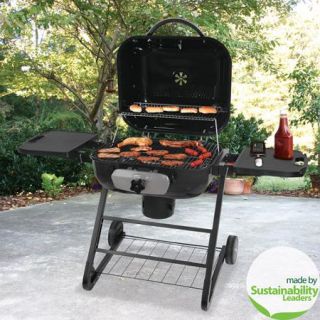 Uniflame 480 sq. inch Charcoal Grill, Black
