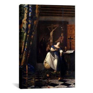 iCanvas 'Allegory of The Faith' by Johannes Vermeer Painting Print on Canvas