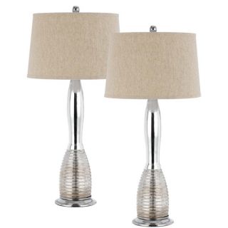 Cal Lighting Chrome Tarpon Table Lamps (Set of 2)   16294062