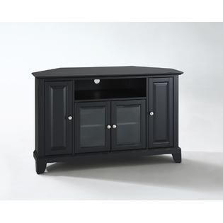 Crosley Furniture  Newport 48in Corner TV Stand in Black