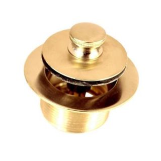 Watco 1.865 in. Overall Diameter x 11.5 Threads x 1.25 in. PresFlo Bathtub Closure, Polished Brass 58305 PB