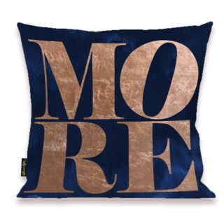Oliver Gal Home Solid More Copper Throw Pillow by Oliver Gal