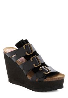Stop and Wander Wedge  Mod Retro Vintage Sandals