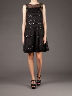 Red Valentino Sheer Lace Dress
