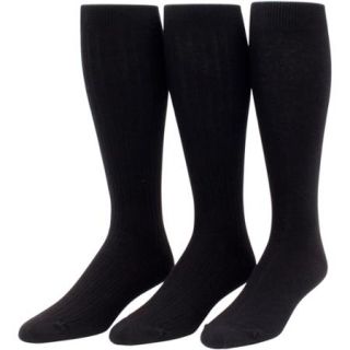 George   Men's Cotton Over the Calf Dress Socks  3 pairs