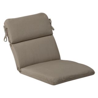 Pillow Perfect Outdoor Rounded Chair Cushion
