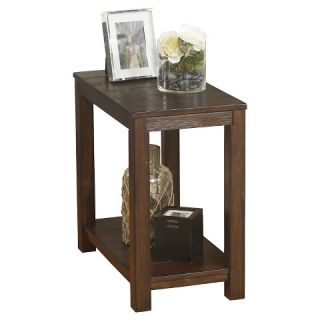 Grinlyn Chair Side End Table Rustic Brown   Signature Design by Ashley