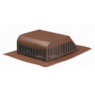 Air Vent Brown Galvanized Steel Slant Back Roof Louver