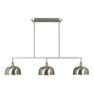 Kenroy Home Alice 3 Light Brushed Steel Island Light 91617BS