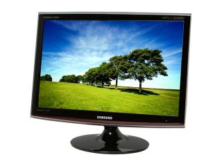 SAMSUNG ToC T240HD Rose Black 24" 5ms HDMI Widescreen HDTV Monitor  300 cd/m2 DC 10000:1 Built in DTV Tuner & Dolby Digital Surround Speakers