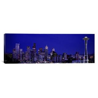 iCanvas Panoramic Panoramic Skyscrapers Photographic Print on Canvas