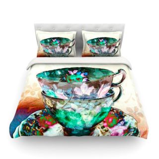 Mad Hatters T Party III by alyZen Moonshadow Duvet Cover
