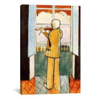 iCanvas ''Violinist at the Window'' Canvas Wall Art by Henri Matisse