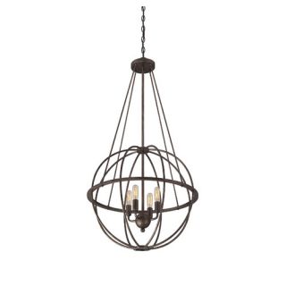 Elgin 4 Light Global Pendant by Savoy House