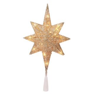 Holiday Living Star Tree Topper with White Incandescent Lights
