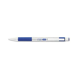 Zebra F 301 Ballpoint Retractable Pen Blue Ink Fine