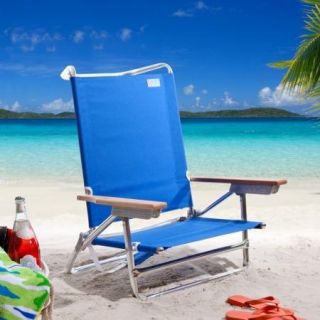 Rio Blue Deluxe Sand Beach Chair