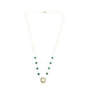 Rarities Fine Jewelry with Carol Brodie Gemstone Station 14K 18" Drop Necklace   8035352