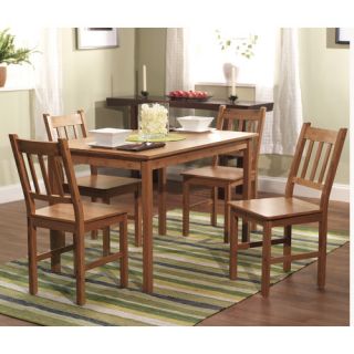 TMS Bamboo 5 Piece Dining Set