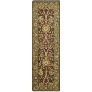 Safavieh Antiquity Chocolate/Blue 2 ft. 3 in. x 8 ft. Runner AT249D 28