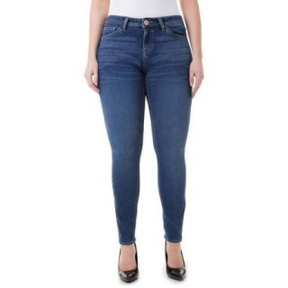 Jordache Women's Plus Size Basic Skinny Jeans, Available in Regular and Petite Lengths
