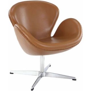 Modway Wing Leather Lounge Chair, Multiple Colors