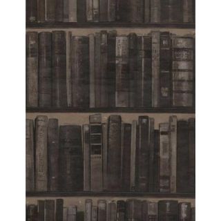 Andrew Martin Library Bookcase 33' x 27'' Scenic Wallpaper