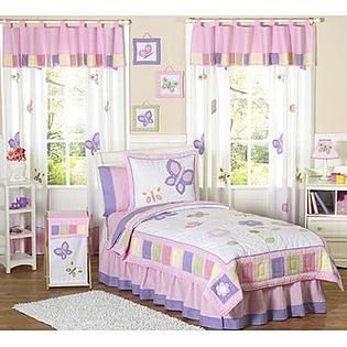 Sweet Jojo Designs   Butterfly Collection 3pc Full/Queen Bedding Set