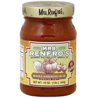 Mrs. Renfro's Medium Hot Mango Habanero Salsa, 16 oz (Pack of 6)