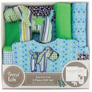 Trend Lab 5 Piece Gift Set  Dog Gone Cute   Baby   Baby Gifts   Gifts