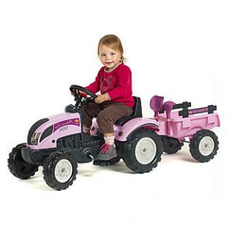 Kettler® Falk Ranch Trac with Trailer   Pink   Toys & Games   Ride On