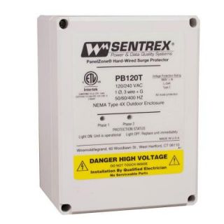 Wiremold 120/240 Volt Split Phase Hardwired Surge Suppressor PB120T