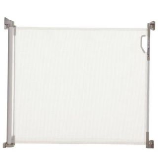 Dreambaby 34 in. H x 55 in. W White Retractable Indoor/Outdoor Safety Gate L820