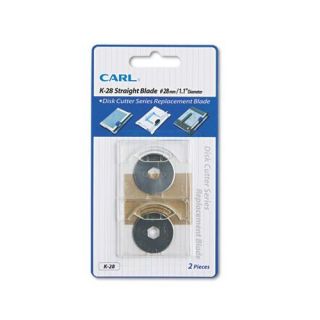 Carl Bidex Replacement Straight Blades for Heavy Duty Rotary Trimmers CUI14028