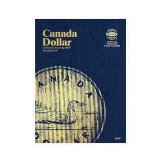 Canada Dollar Folder Number 5 Collection Starting 2009, Official Whitman Coin Folder