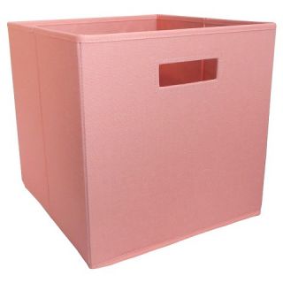 Fabric Cube Storage Bin Coral   Pillowfort™
