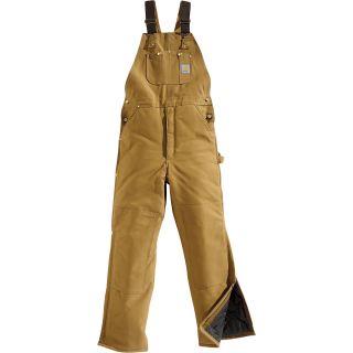 Carhartt Duck Arctic Quilt-Lined Bib Overall, Model# R03  Insulated Bib   Coveralls
