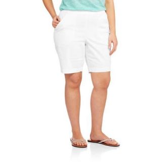Just My Size Women's Plus Size Pull On Stretch Denim Shorts