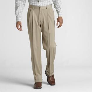 Covington Mens Big & Tall Pleated Front Dress Pants   Clothing, Shoes