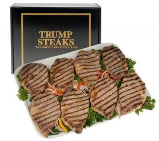 Trump Steaks (8) 10oz Certified Angus Beef Delmonico Rib Eye Steaks —