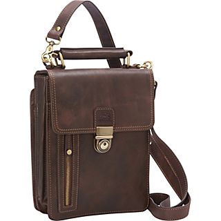 Mancini Leather Goods Classic Unisex Travel Shoulder Bag