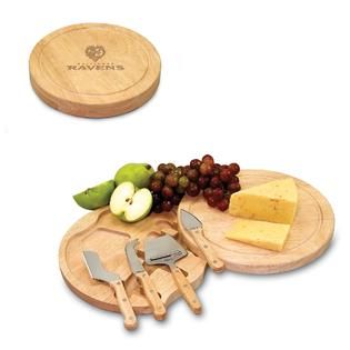 Picnic Time Baltimore Ravens Circo Cheese Board   Fitness & Sports