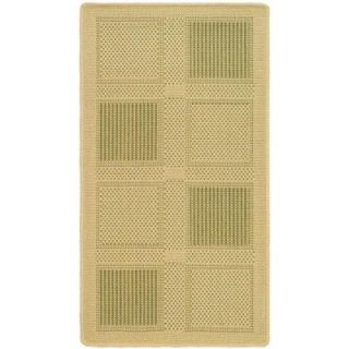 Safavieh Courtyard Natural/Olive 2 ft. x 3 ft. 7 in. Indoor/Outdoor Area Rug CY1928 1E01 2
