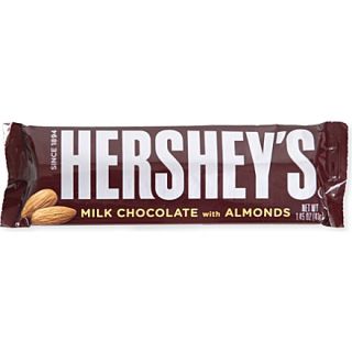 HERSHEYS   Hersheys milk choc almond bar 41g