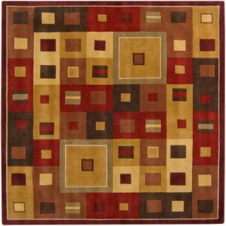 Artistic Weavers Michael Burgundy 8 ft. Square Area Rug MCL 7014