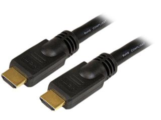 Startech 50ft High Speed HDMI Cable HDMM50  Ultra HD 4k x 2k HDMI Cable   HDMI to HDMI M/M  50ft HDMI 1.4 Cable   Audio/Video Gold Plated