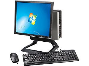 Refurbished Dell Optiplex 755 Elite [Microsoft Authorized Recertified Off Lease] All In One Desktop System: Intel Core 2 Duo 2.33Ghz, 2GB RAM, 250GB HDD, DVDROM CDRW Combo Drive, 17” Display, Win 7 Home 32 Bit